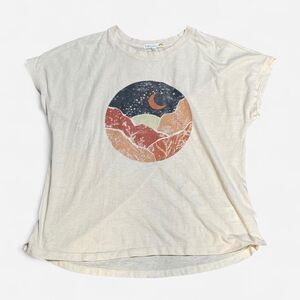 C&C California beige medium size graphic tank top #california